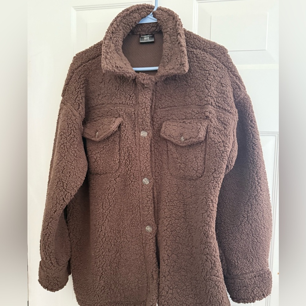 32 Degrees Brown Sherpa Jacket